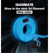 iSANMATE PLA Glow Blue 3D Printer Filament 1.75mm 1kg