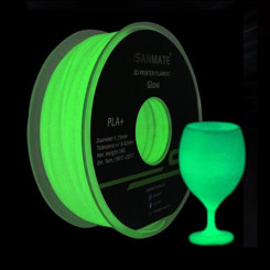 iSANMATE PLA Glow Green 3D Printer Filament 1.75mm 1kg