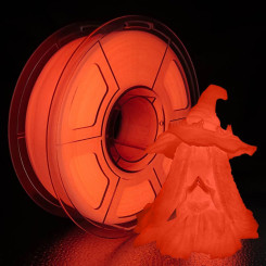 iSANMATE PLA Glow Red 3D Printer Filament 1.75mm 1kg