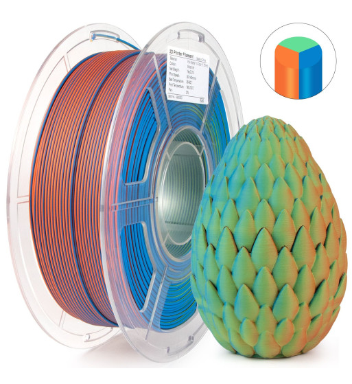 iSANMATE PLA Matte Tri Malachite 3D Filament 1kg