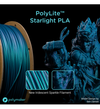 PolyLite Starlight PLA Neptune Polymaker 3D Filament 1.75mm 1kg