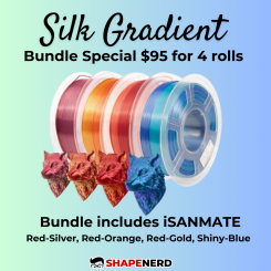 iSANMATE Silk Gradient Filament Bundle