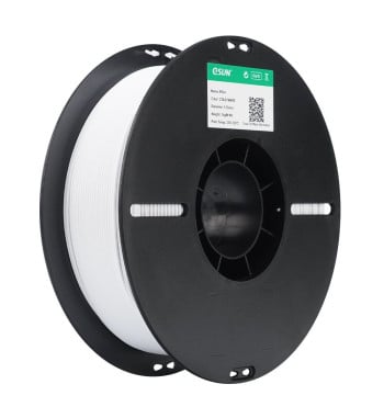 eSUN PLA+ Cold White 3D Filament 1.75mm 1kg