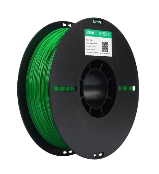 eSUN PLA+ Grass Green 3D Filament 1.75mm 1kg