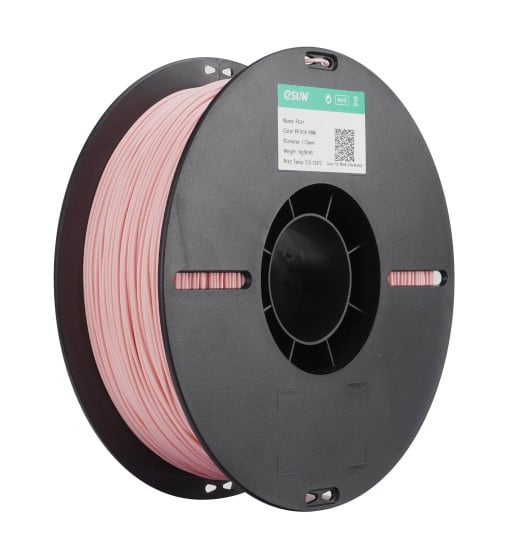 eSUN PLA+ Peach Pink 3D Filament 1.75mm 1kg