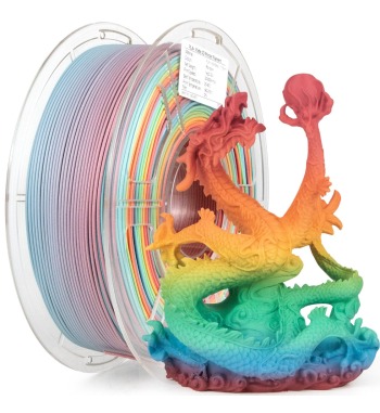 iSANMATE PLA-HS Matte Rainbow Dreamy Delight 3D Filament 1.75mm 1kg