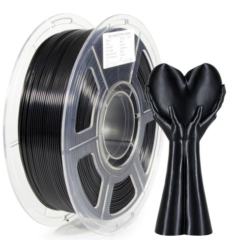 iSANMATE PLA Silk Black 3D Filament 1.75mm 1kg