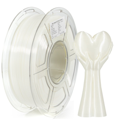 iSANMATE PLA Silk White 3D Filament 1.75mm 1kg