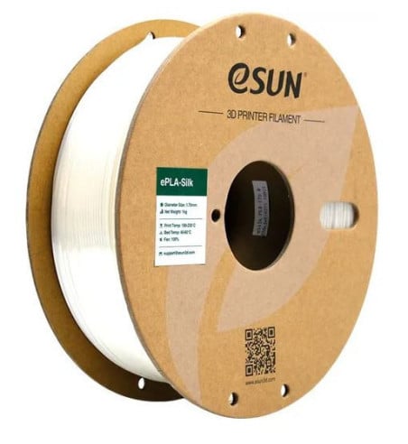 eSUN eSilk White PLA Filament 1.75mm 1kg