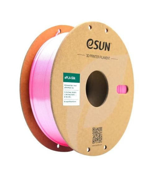 eSUN eSilk Pink PLA Filament 1.75mm 1kg