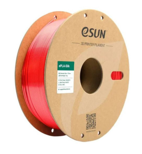 eSUN eSilk Red PLA Filament 1.75mm 1kg