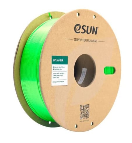 eSUN eSilk Green PLA Filament 1.75mm 1kg