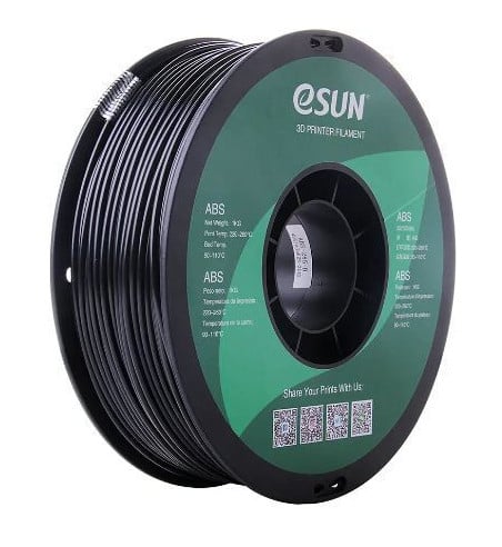eSUN ABS Black 3D Filament 1.75mm 1kg