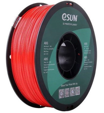 eSUN ABS Red 3D Filament 1.75mm 1kg