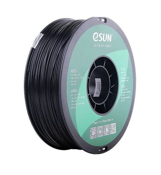 eSUN ABS+ Black 3D Filament 1.75mm 1kg