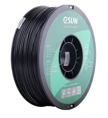 eSUN ABS+ Black 3D Filament 1.75mm 1kg