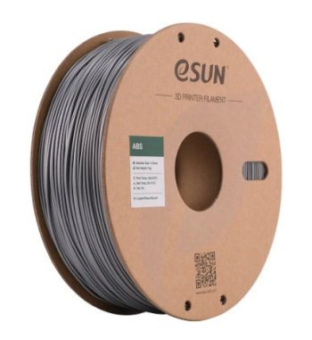 eSUN ABS+ Silver 3D Filament 1.75mm 1kg