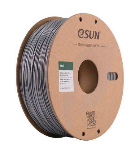 eSUN ABS+ Silver 3D Filament 1.75mm 1kg