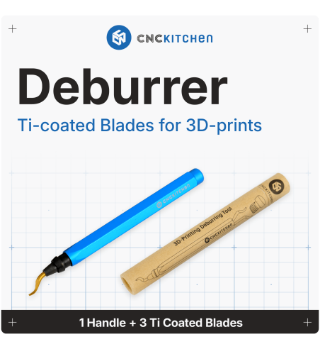 CNC Kitchen Deburrer with 3 Blades
