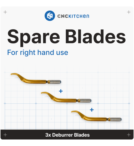 CNC Kitchen Deburrer Blades Only (3)