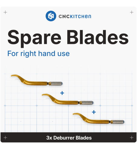 CNC Kitchen Deburrer Blades Only (3)