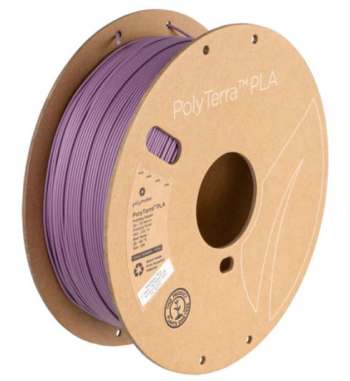 PolyTerra Matte PLA Muted Purple Polymaker Filament 1.75mm 1kg