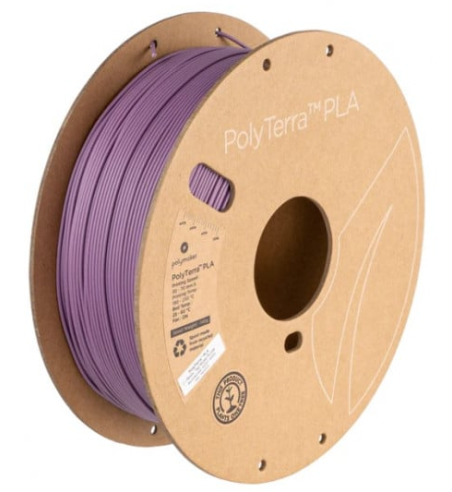 PolyTerra Matte PLA Muted Purple Polymaker Filament 1.75mm 1kg