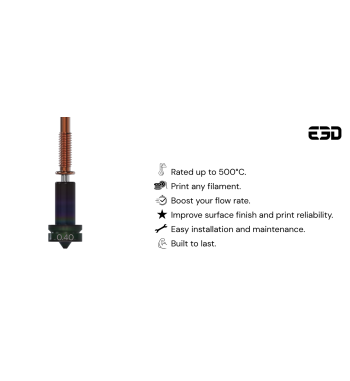 E3D Revo Obxidian 500 Nozzle | Official E3D Reseller Australia