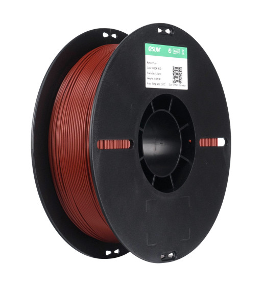 eSUN PLA+ Brick Red 3D Filament 1.75mm 1kg