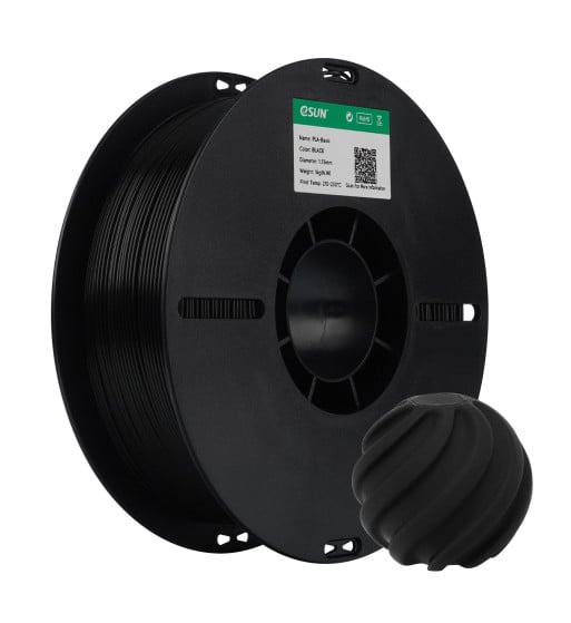 eSUN PLA Basic Black 3D Filament 1.75mm 1kg