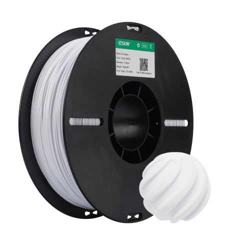 eSUN PLA Basic Cold White 3D Filament 1.75mm 1kg