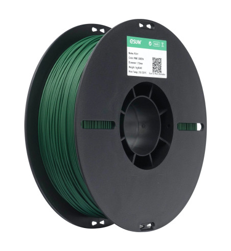 eSUN PLA+ Pine Green 3D Filament 1.75mm 1kg