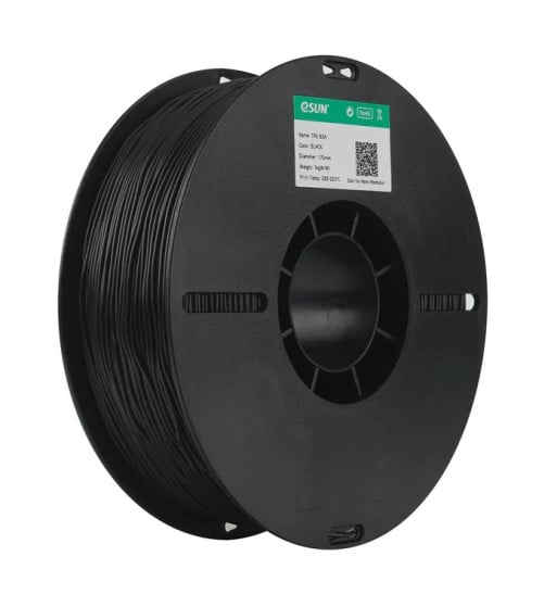eSUN TPU 95A Black Flexible Filament 1.75mm 1kg