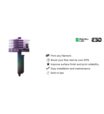 E3D Bambu Lab H2D H2C H2S P2S X2D and A2L Hotend
