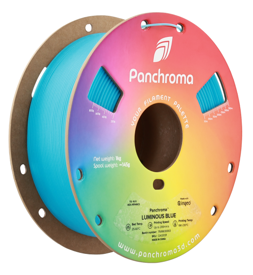 Polymaker Panchroma Luminous PLA Blue 1.75mm 1kg