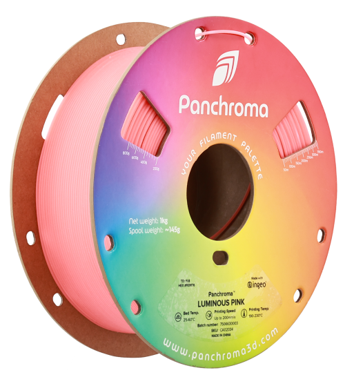 Polymaker Panchroma Luminous PLA Pink 1.75mm 1kg