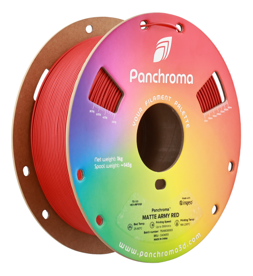 Polymaker Panchroma PLA Matte Army Red 1.75mm 1kg