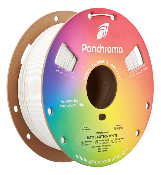 Polymaker Panchroma PLA Matte Cotton White 1.75mm 1kg
