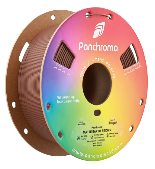 Polymaker Panchroma PLA Matte Earth Brown 1.75mm 1kg