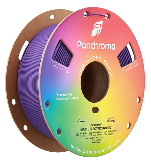 Polymaker Panchroma PLA Matte Electric Indigo 1.75mm 1kg