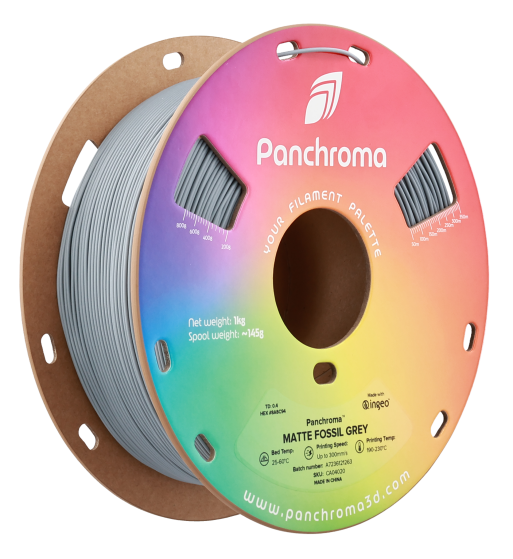 Polymaker Panchroma PLA Matte Fossil Grey 1.75mm 1kg