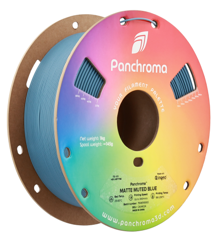 Polymaker Panchroma PLA Matte Muted Blue 1.75mm 1kg