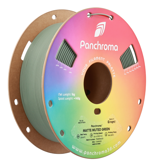 Polymaker Panchroma PLA Matte Muted Green 1.75mm 1kg
