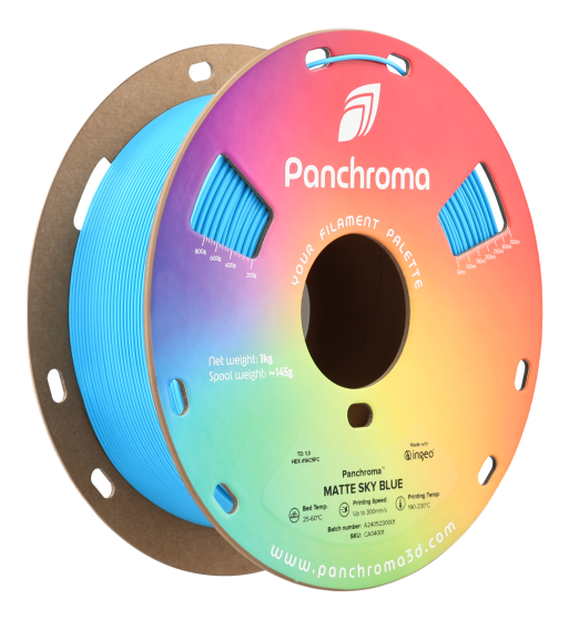 Polymaker Panchroma PLA Matte Sky Blue 1.75mm 1kg