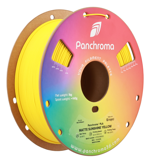 Polymaker Panchroma PLA Matte Sunshine Yellow 1.75mm 1kg