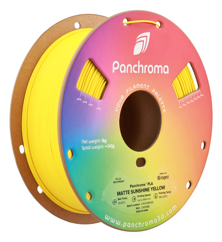 Polymaker Panchroma PLA Matte Sunshine Yellow 1.75mm 1kg