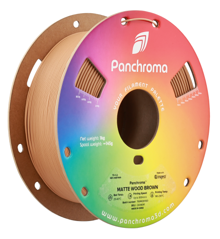 Polymaker Panchroma PLA Matte Wood Brown 1.75mm 1kg