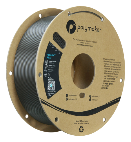 Polymaker ASA Dark Grey 1.75mm 1kg