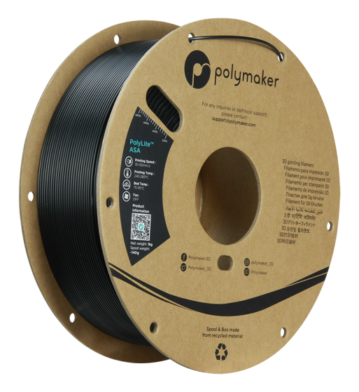 Polymaker ASA Jet Black 1.75mm 1kg