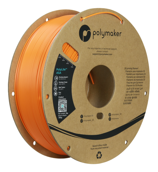 Polymaker ASA Orange 1.75mm 1kg